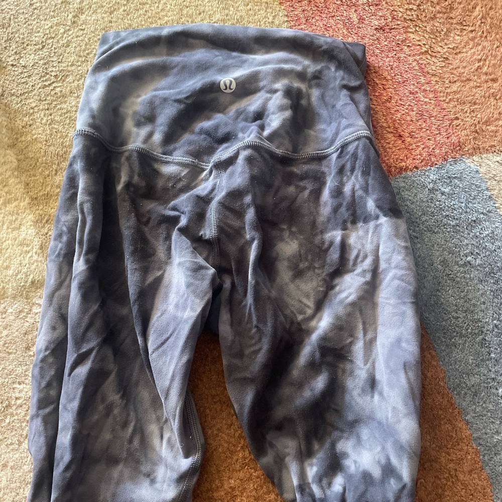 lululemon athletica' Gray Tie-Dye Leggings